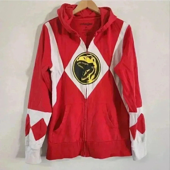Dinosaur  Zip up Colorblock Hoodie Sweatshirt Boy XL - Picture 1 of 8